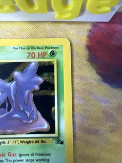 Pokemon TCG Muk Fossil 13/62 Holo Unlimited Holo Rare - Image 4