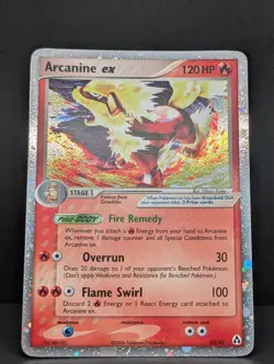 Arcanine ex 83/92 Legend Maker Holo Ultra Rare Pokemon TCG Nintendo NM - Image 3