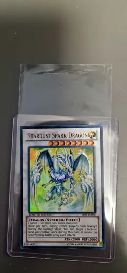Yugioh Stardust Spark Dragon YF05-EN001 Ultra Rare Limited Edition NM - Image 1