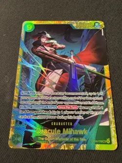 Dracule Mihawk OP14-119 SEC The Azure Sea's Seven - ONE PIECE Card Game English - Image 1