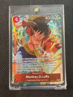 One Piece TCG Monkey.D.Luffy (Alternate Art) OP12-015 Legacy Of The Master Foil - Image 1