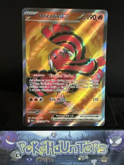 Pokemon Card Oricorio Ex 110/094 Phantasmal Flames Full Art Holo Rare NM - Image 1