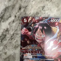 Monkey.D.Luffy (Winner Pack Vol. 5) SR One Piece Promotion Cards ST01-012 NM - Image 3