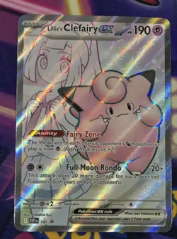Pokemon TCG Lillie's Clefairy ex - 195 - SV: Scarlet & Violet Promo Cards - Image 1