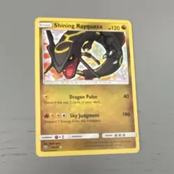 Pokemon Shining Rayquaza Shining Legends 56/73 Shiny Holo Rare Card - Image 1