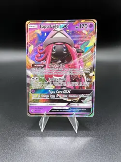 Pokemon Tapu Lele GX Guardians Rising Ultra Rare SM Holo Card 60/145 - Image 1