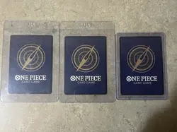 One Piece ENG 3rd Anniversary tournament 3 Cards. Sabo WINNER, Luffy& Ace player - Image 2