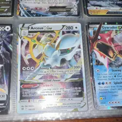 Pokemon Lugia EX, Rayquaza GX, Gyarados EX, Arceus VSTAR V Holo Card Lot English - Image 4
