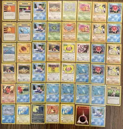 Vintage Pokemon Card Lot Of 47 Regular Rare Commons Various Neo Sets 1999/2000 - Image 1