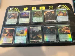 2023 MTG Lord of the Rings Wizards Of The Coast 32 card lot Foil - Image 2