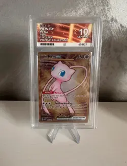 ACE 10 - Pokemon Mew EX TCG Scarlet & Violet-151 Hyper Rare METAL Card #205 - Image 1