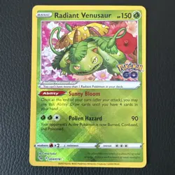 Radiant Venusaur 004/078 Pokemon Card Holo Radiant Rare - Near Mint (NM) - Image 1