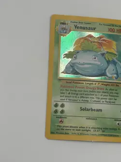 Venusaur Holo 15/102 Base Set Unlimited (1999) WOTC Pokemon Card - NM/LP - Image 3