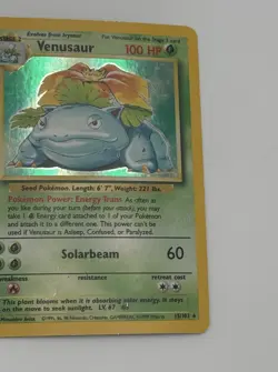 Venusaur Holo 15/102 Base Set Unlimited (1999) WOTC Pokemon Card - NM/LP - Image 4