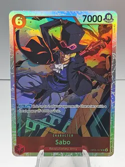 One Piece Card Game Awakening Of The New Era Sabo OP05-007 SR Near Mint - Image 1