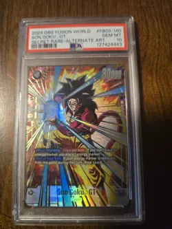 Son Goku: GT - FB03-140 SCR* Dragon Ball Card Game Fusion World Psa 10 - Image 1
