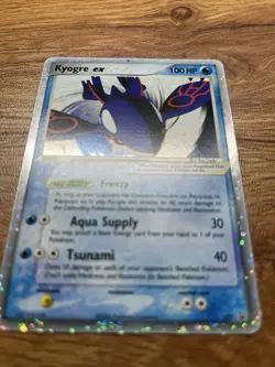 Pokemon TCG Kyogre ex 037 Nintendo Promo Holo Card 2006 EX 100HP - Image 2