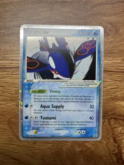Pokemon TCG Kyogre ex 037 Nintendo Promo Holo Card 2006 EX 100HP - Image 3