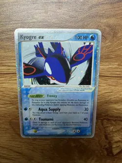 Pokemon TCG Kyogre ex 037 Nintendo Promo Holo Card 2006 EX 100HP - Image 4