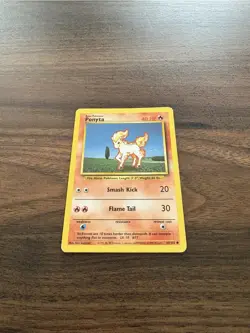 Ponyta Base Set 60/102 Pokemon Card LP - Image 2