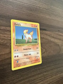 Ponyta Base Set 60/102 Pokemon Card LP - Image 3