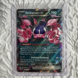 Pokemon TCG Pecharunt EX Holo Double Rare Card 039/064 Shrouded Fable - Image 1