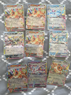 Set of 18x Eeveelution Japanese Pokemon card Bundle sv8a Terastal Festival ex - Image 3