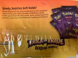 Pokemon Trading Card Game TCG BOOster Bundle Trick Or Trade 40 Mini Packs 820650850783 - Image 2
