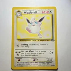Wigglytuff 32/64 Jungle 80 HP Regular Rare Unlimited Pokemon TCG Card - Image 1