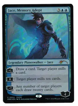 Magic the Gathering MTG Card: Jace, Memory Adept FOIL #0002 Mythic Promo! NM - Image 1