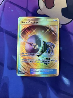 Great Catcher - 264/236 - Pokemon Cosmic Eclipse Sun & Moon Secret Rare Card LP+ - Image 1