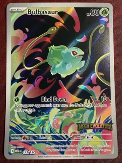 Bulbasaur - Full Art Holo Promo - 133/132 - Pokemon Trading Card TCG - Image 2