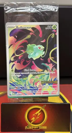 Bulbasaur (SEALED!) - Full Art Holo Promo - 133/132 - Pokemon Trading Card TCG - Image 1