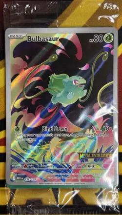 Bulbasaur (SEALED!) - Full Art Holo Promo - 133/132 - Pokemon Trading Card TCG - Image 2