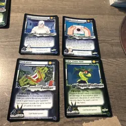 DRAGON BALL Z 8 CARD FOIL CELL REDEMPTION CR1-CR4 & CGR1-CGR4 DBZ CCG - Image 1