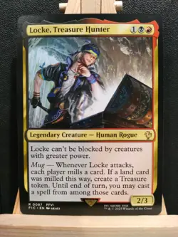 Locke, Treasure Hunter - Final Fantasy Commander - Rare - NM (see pics) MTG - Image 1