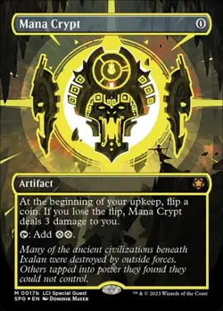Mana Crypt (#17b) - Neon Ink Foil Extended Art SPG NM MTG - Image 1