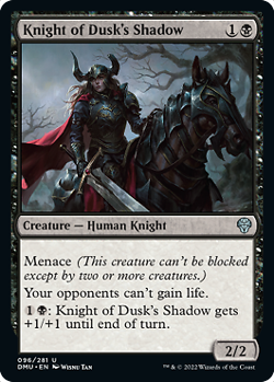 Dominaria United - Knight of Dusk's Shadow - Brand New - Image 1