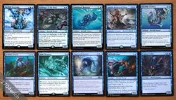 Set of 10 Blue Merfolk Creatures *NM* Magic Gathering MTG Commander EDH Group - Image 1