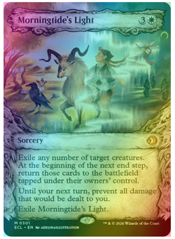 Morningtide's Light - Foil - Showcase Lorwyn Eclipsed MTG - Image 1