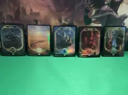 MTG UNSANCTIONED FOIL LANDS SET - Image 1