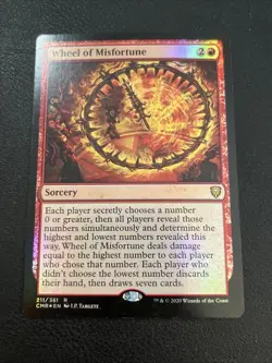 Wheel of Misfortune Commander Legends Foil LP MTG - Image 1