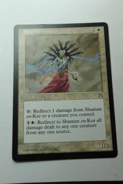 MTG Shaman en-Kor x1- -Stronghold-Lightly Played - Image 1