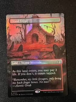 Blood Crypt (Borderless) (349) Lorwyn Eclipsed Foil - Image 1