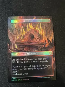 Blood Crypt (Borderless) (349) Lorwyn Eclipsed Foil - Image 2