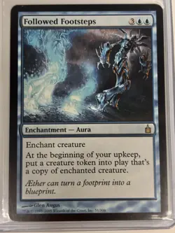 MTG Followed Footsteps - Ravnica: City of Guilds Regular Rare #51 - Image 1