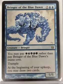 MTG Bringer of the Blue Dawn - Fifth Dawn Regular Rare #26 - Image 1