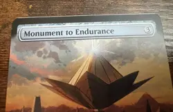 MISPRINT Monument to Endurance (Extended Art) - Aetherdrift Magic the Gathering - Image 2