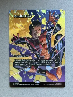 Parallel Lives (Borderless) #36 FOIL Borderless MTG Spider-Man (MAR) Mythic - NM - Image 1