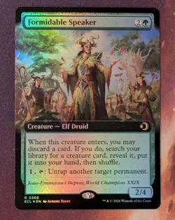 MTG - Formidable Speaker (extended art foil) - ECL (NM+) - Image 1